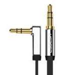 Ugreen Flachkabel AUX Audiokabel 3,5 mm Miniklinke 3m Silber (10728)