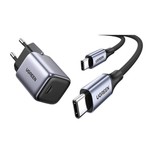 Charger from Cable UBS-C Ugreen Nexode Mini GaN 30W PD gray (CD319)