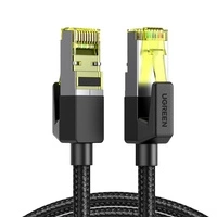 UGREEN NW150 Cable braided network cable, Ethernet RJ45, Cat.7, F/FTP, 5m (black)