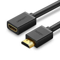 Ugreen cable cord adapter plug HDMI extension cable (female) - HDMI (male) 4K 10.2 Gbps 340 Mhz audio ethernet 1 m black (HD107 10141)