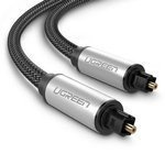 Cable Optical UGREEN Toslink Audio Aluminum With Braid 3m Grey Silver