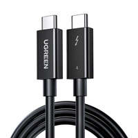 Ugreen cable cable USB C (male) - USB C (male) Thunderbolt 4 100W / 8K 60Hz / 40Gb/s 0.8m black (US501)