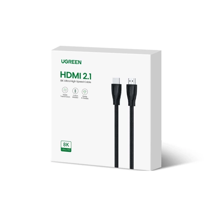 Cable UGREEN HDMI 2.1 HD140 8K 60Hz 3m Black