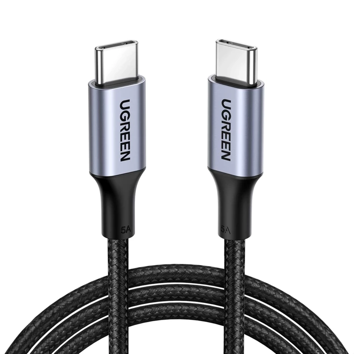 Cable Ugreen US316 USB-C / USB-C 480Mbps 5A 0.5m - gray