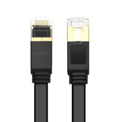 Ugreen Flat Cable Internet Network Cable Ethernet Patchcord RJ45 Cat 7 STP LAN 10 Gbps 5m Black (NW106 11263)