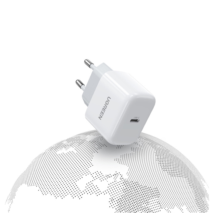 Ugreen USB-C charger 20W PD3.0 QC4.0 white (CD241)