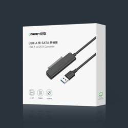 Ugreen adapter 2.5 '' SATA III 3.0 HDD SSD - USB 3.2 Gen 1 (SuperSpeed USB 5 Gbps) black (70609 CM321)