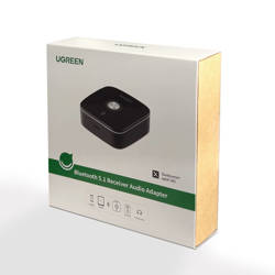 Ugreen bluetooth Receiver Adapter 5.0 aptX 2RCA / 3.5 mm mini jack black (40759)