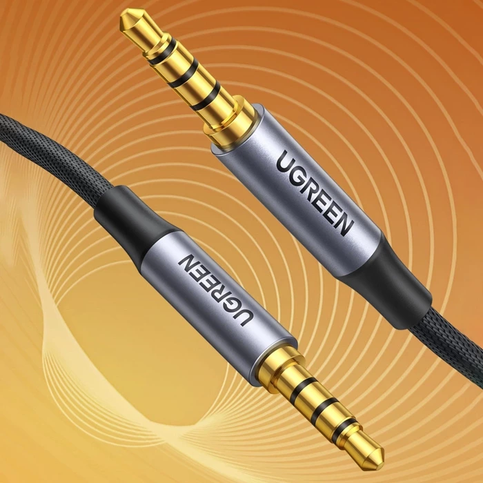 Ugreen cable AUX mini jack 3.5mm cable (male) - 3.5mm mini jack (male) 2m black (AV183)