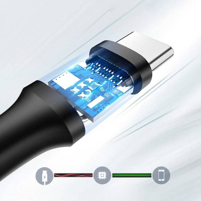 Ugreen cable USB 3.0 - USB Type C 1m 3A cable black (20882)