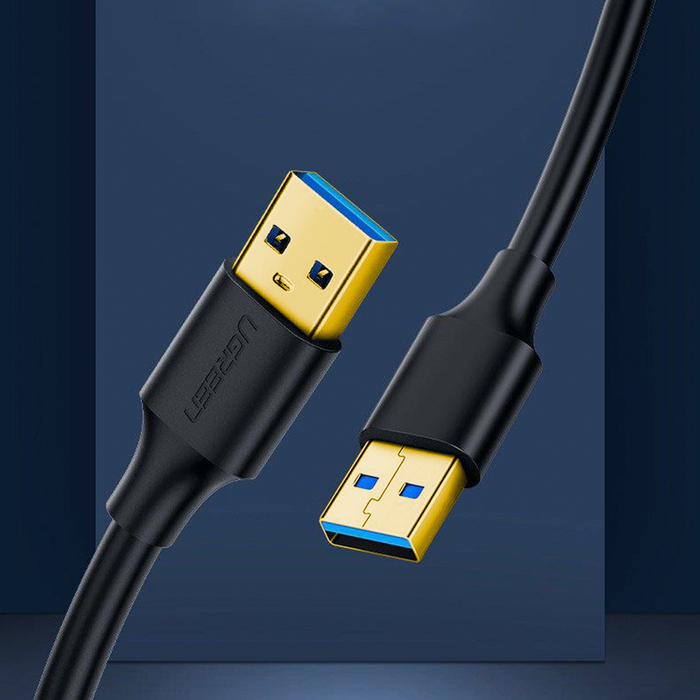 Ugreen cable USB 3.0 cable (male) - USB 3.0 (male) 2m gray (10371)