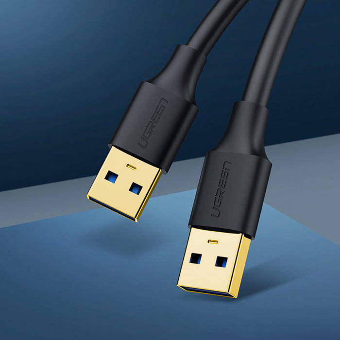 Ugreen cable USB 3.0 cable (male) - USB 3.0 (male) 2m gray (10371)