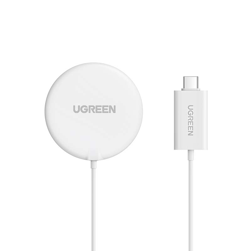 Wireless Charger UGREEN CD245, 15W (white)