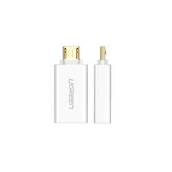 Adapter UGREEN US195 USB to micro USB, OTG (white)