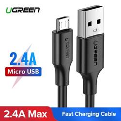 Cable UGREEN USB-A Micro USB QuickCharge 3.0 2.4A 0.5m Black