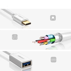 USB-C 3.0 OTG adapter UGREEN white