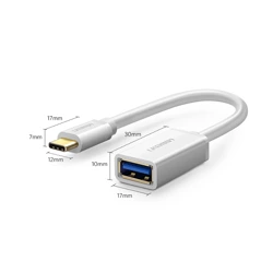 USB-C 3.0 OTG adapter UGREEN white