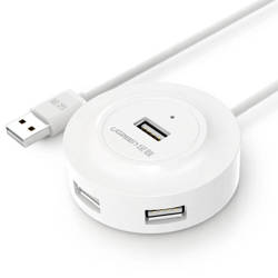 Ugreen HUB 4in1 4xUSB-A 2.0 480Mbps 1m white (CR106)