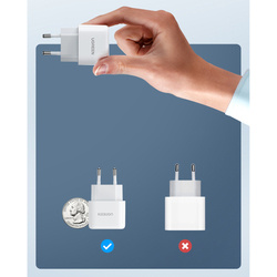 Ugreen USB-C charger 20W PD3.0 QC4.0 white (CD241)