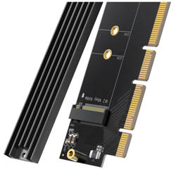 Ugreen expansion card PCIe 4.0 x16 to M.2 NVMe M-Key adapter black (CM465)