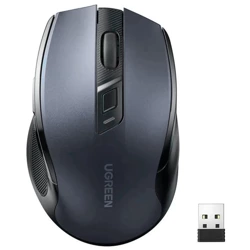 Ugreen optical wireless mouse USB 2.4GHz / Bluetooth 5.0 4000 DPI black (MU006)