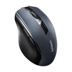 Ugreen optical wireless mouse USB 2.4GHz / Bluetooth 5.0 4000 DPI black (MU006)