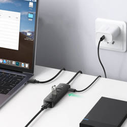 Ugreen uSB HUB Splitter Type A - 4x USB 3.2 Gen 1 Black (CM416 80657)