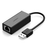 UGREEN CR110 USB auf RJ45 Netzwerkadapter Schwarz