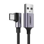 UGREEN USB-C abgewinkelt 3A Schnellladung 3.0 Kabel 1m