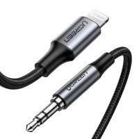 Ugreen Kabel AUX MFI Lightning Audiokabel - 3,5 mm Miniklinke 1 m grau (70509)