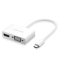 Ugreen Videokonverter USB Typ C - HDMI / VGA weiß (MM123)