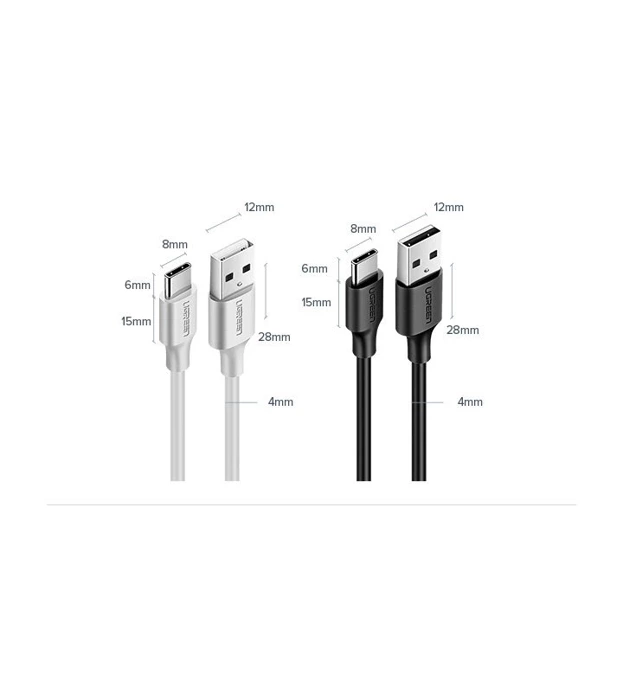 [NACH RÜCKGABE] Ugreen kabel USB zu USB Typ C 2 A Kabel 0.5m schwarz (60115)