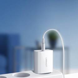  Ugreen USB-Ladegerät Power Delivery 3.0 Quick Charge 4.0+ 20W 3A weiß (60450)