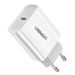  Ugreen USB-Ladegerät Power Delivery 3.0 Quick Charge 4.0+ 20W 3A weiß (60450)