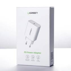  Ugreen USB-Ladegerät Power Delivery 3.0 Quick Charge 4.0+ 20W 3A weiß (60450)