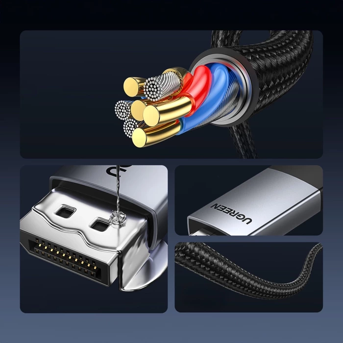 Kabel Display Port zu HDMI Ugreen DP119 4K, 1m, unidirektional