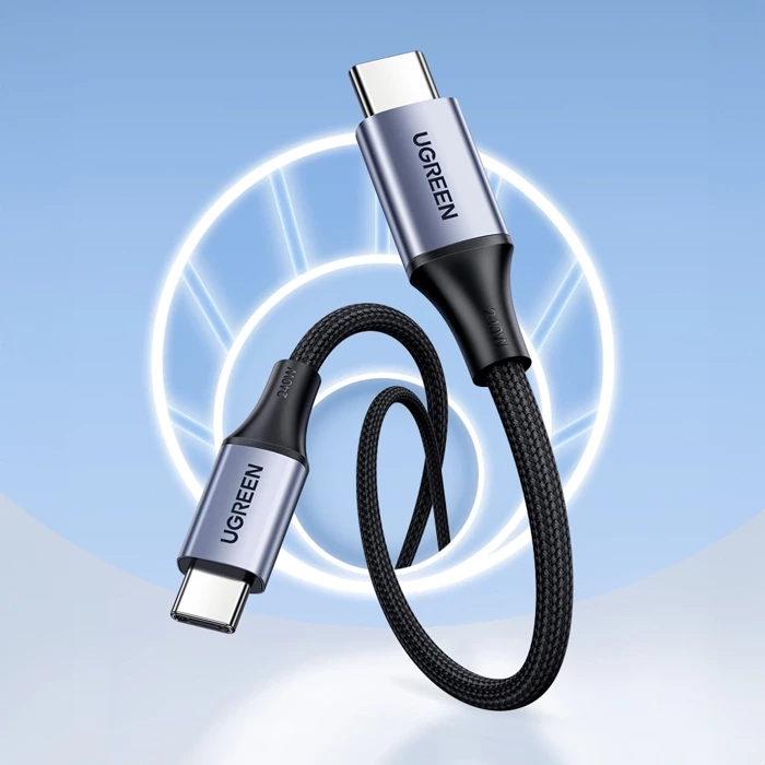 Kabel USB-C auf USB-C UGREEN 15311, 1m (grau)