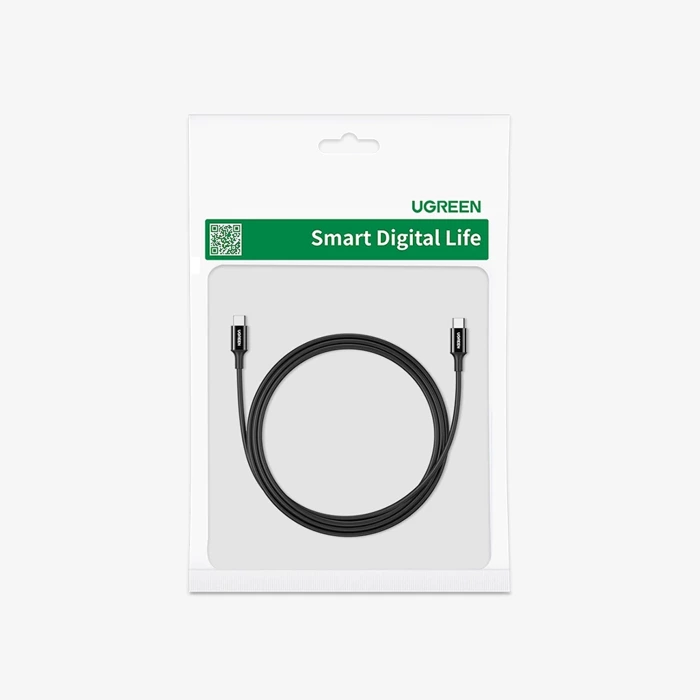 Kabel USB-C auf USB-C UGREEN US300, 100W, 5A, 1m (schwarz)