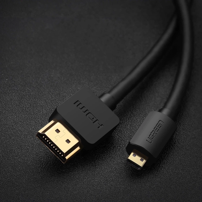 Kabel Ugreen HD127 micro HDMI - HDMI 2.0 1 m - schwarz