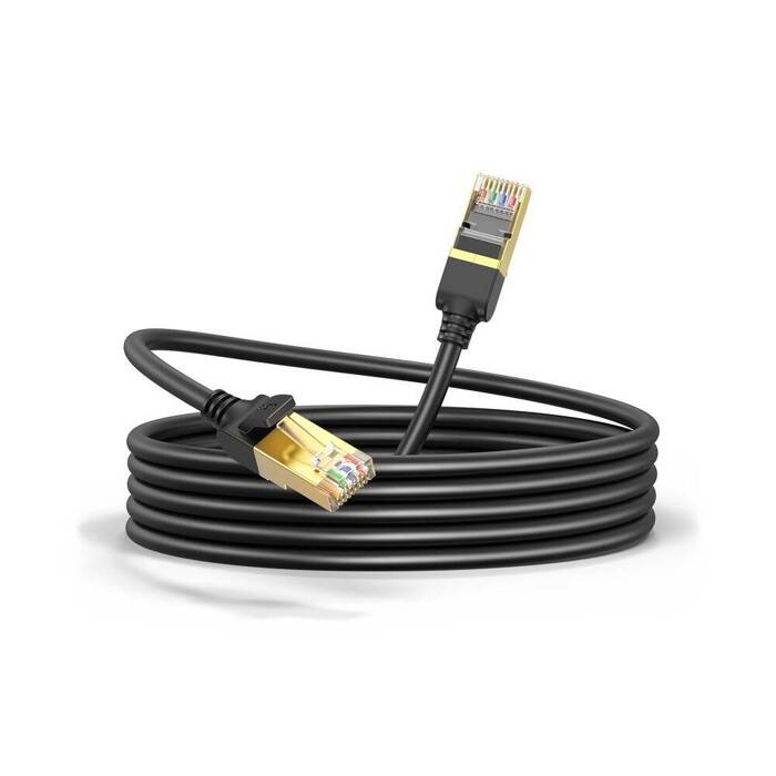 Kabel ugreen NW107 RJ45/Cat 7 STP 15m Netzwerkkabel - schwarz