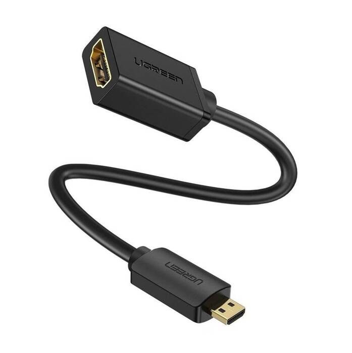 UGREEN-Adapter 20134 Micro HDMI auf HDMI, 20cm (schwarz)