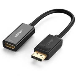 UGREEN DisplayPort HDMI Adapterkabel MM137 FullHD Schwarz