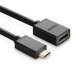 UGREEN Mini HDMI auf HDMI Adapter 22cm Schwarz