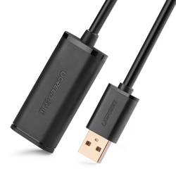 UGREEN USB 2.0 Verlängerungskabel US121 Aktiv 10m Schwarz