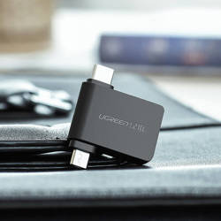 Ugreen Adapter OTG USB USB 3.2 Gen 1 (5Gbps) - USB Type C / Micro USB schwarz (30453)