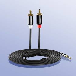 Ugreen Audiokabel 3,5 mm Miniklinke - 2RCA 3m schwarz (10590)