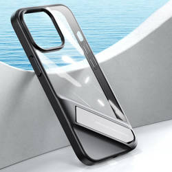 Ugreen Fusion Kickstand Case iPhone 13 Hardcover mit Gelrahmen und Ständer schwarz (90152)