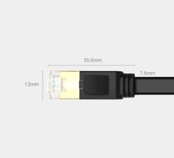 Ugreen Internet Netzwerkkabel Ethernet Patchkabel RJ45 Cat 7 STP LAN 10 Gbps 5m Schwarz (NW106 11263)