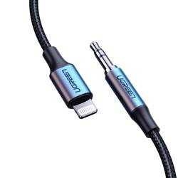 Ugreen Kabel AUX MFI Lightning Audiokabel - 3,5 mm Miniklinke 1 m grau (70509)