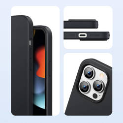 Ugreen Protective Silicone Case Gummi Flexible Silikonhülle für iPhone 13 Pro Max schwarz